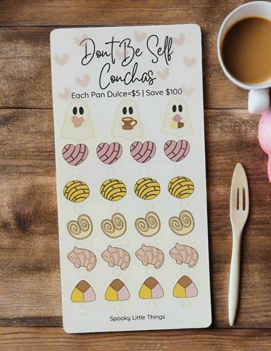 $100 Don't Be Self Conchas saving challenge