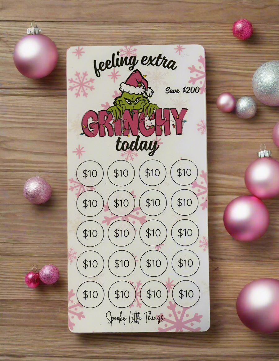 $200 Feeling Grinchy saving challenge