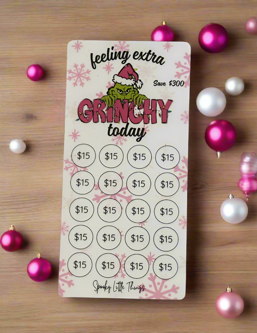 $300 Feeling Grinchy saving challenge