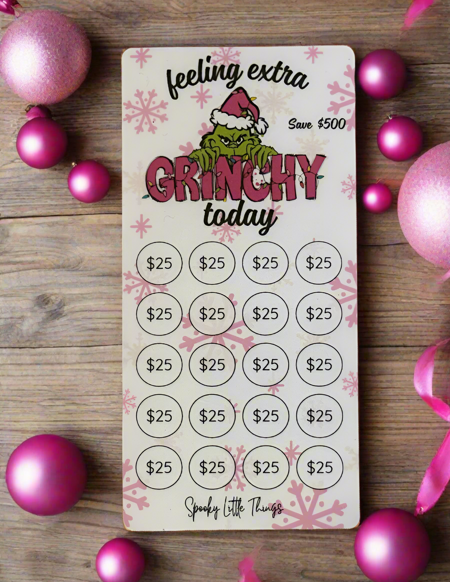 $500 Feeling Grinchy saving challenge