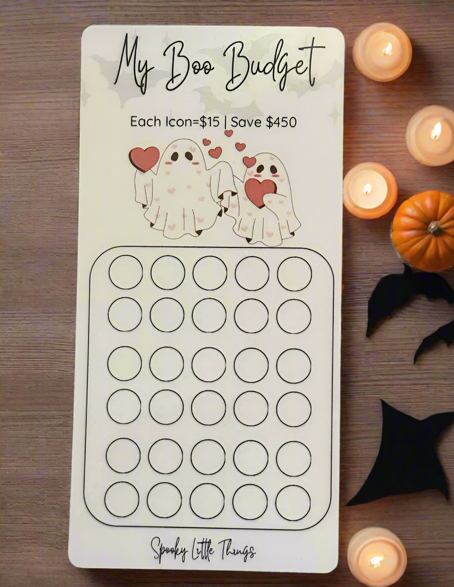 $450 My BOO Budget saving challenge